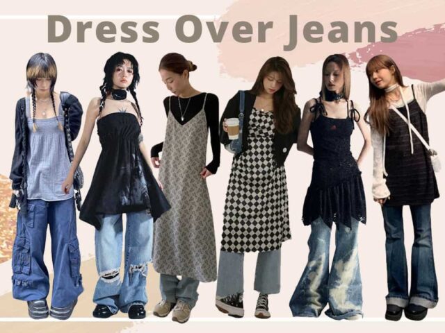Dress Over Jeans Trend: Ξανά στο Προσκήνιο