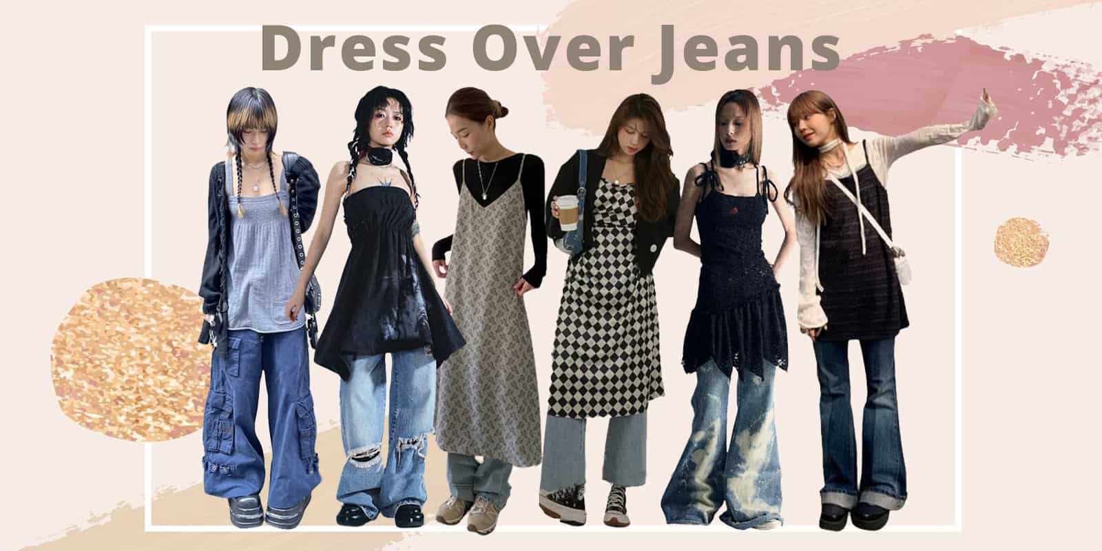 Dress Over Jeans Trend: Ξανά στο Προσκήνιο